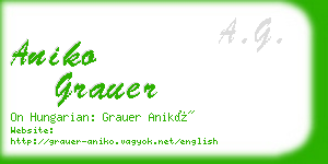 aniko grauer business card